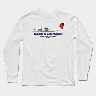 DeHavilland Canada Dash 8-300/Q300 - Ryukyu Air Commuter Long Sleeve T-Shirt